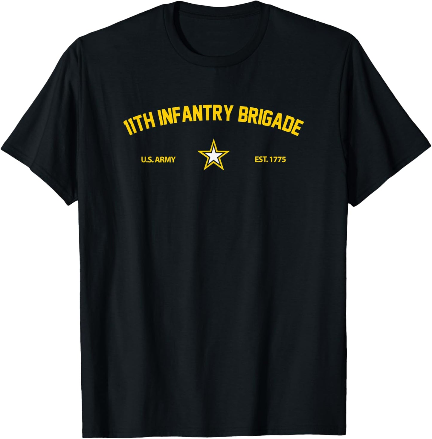 US Army 11th Infantry Brigade T-Shirt - T-Shirt | Black