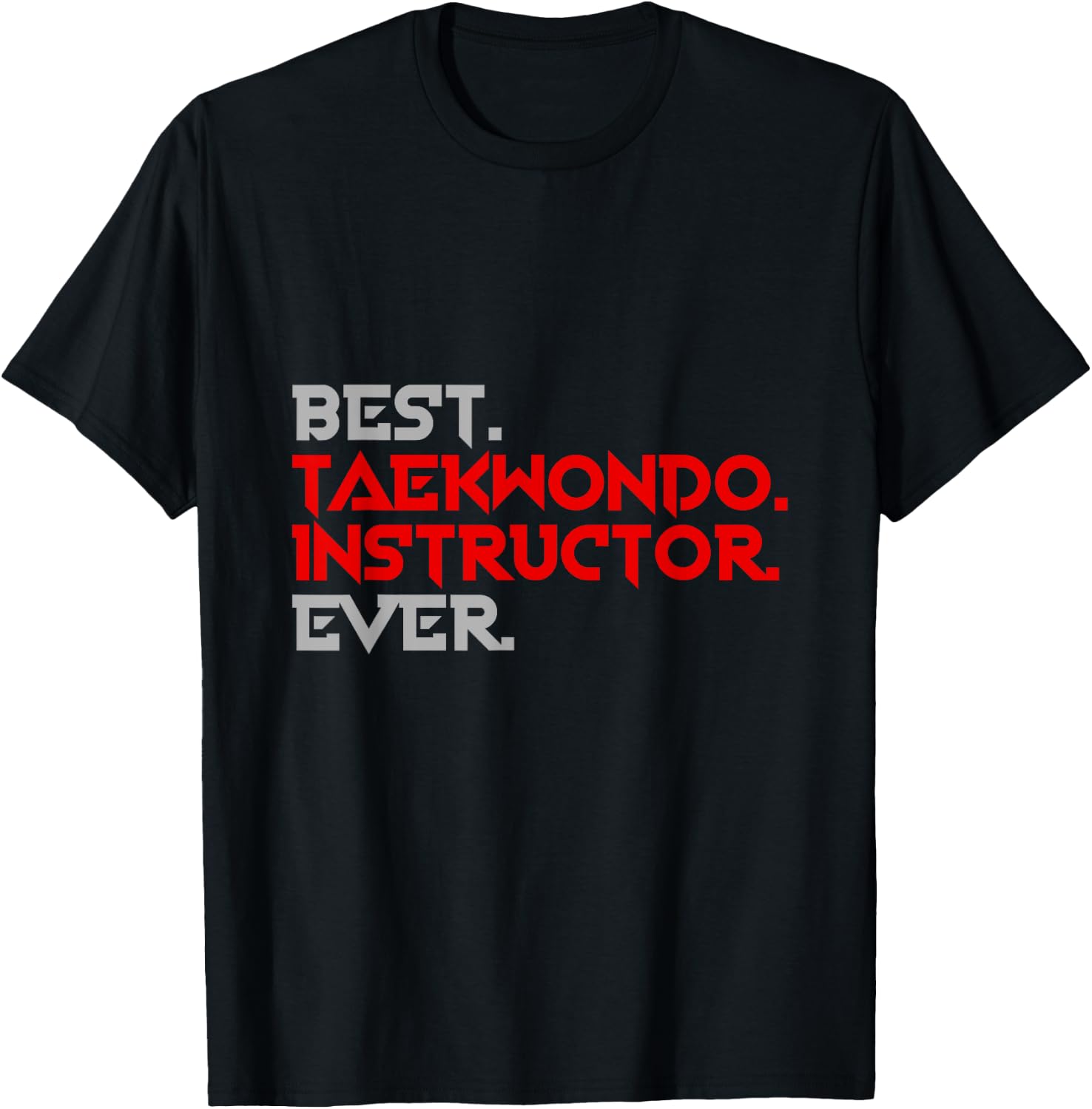 Korean Taekwondo Instructor Gift Taekwondo T-Shirt - T-Shirt | Black
