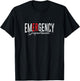 Vintage Emergency Department Emergency Room Nurse Healthcare T-Shirt - T-Shirt | Black