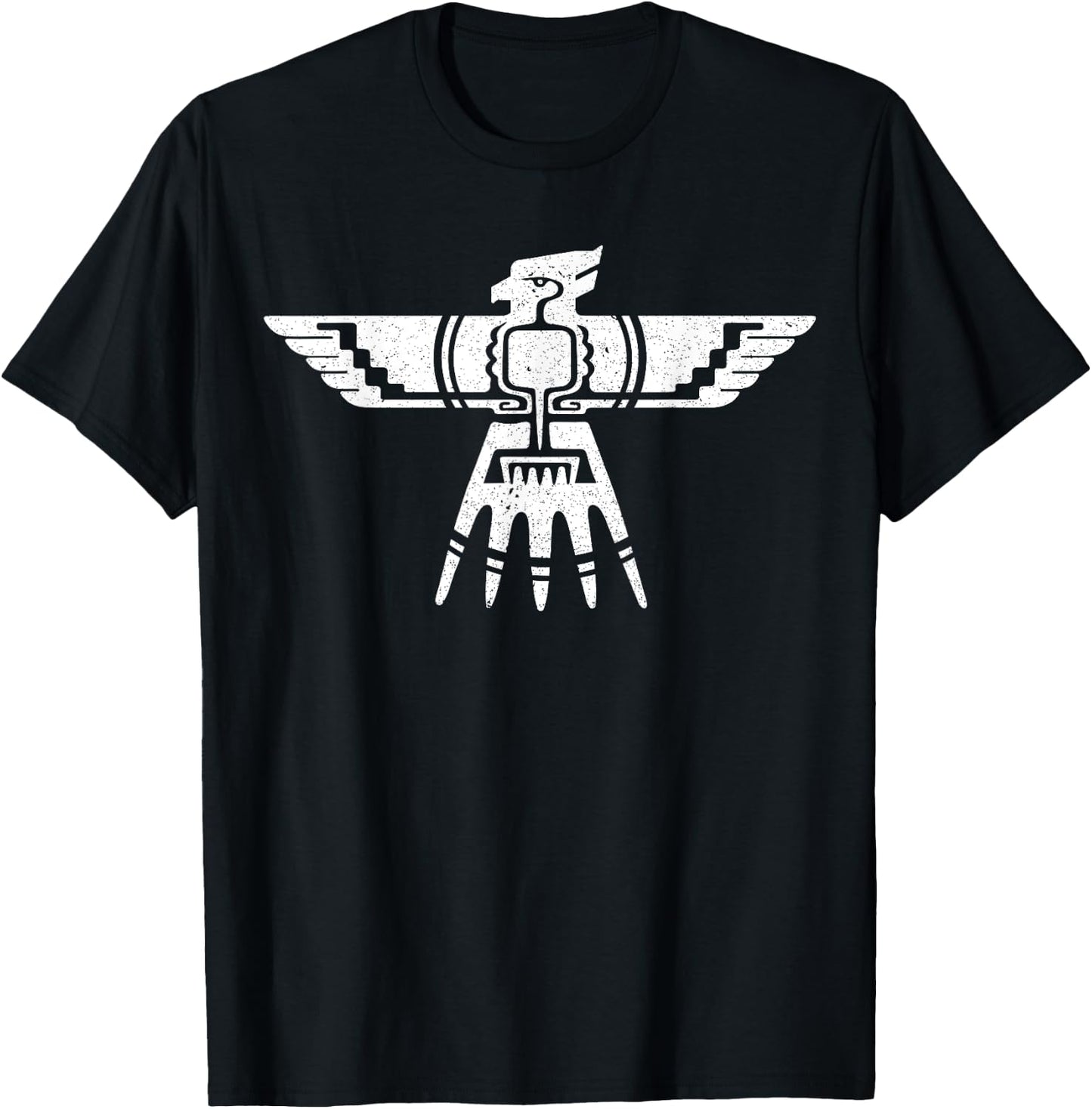 Native American Thunderbird Funny Tribal Art Gift Men Women T-Shirt - T-Shirt | Black