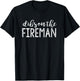 Dibs On The Fireman Funny Wife Girlfriend Firefighter Gift T-Shirt - T-Shirt | Black