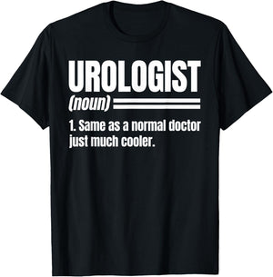 Urologist Noun Urinary Tract Doctor Genitourinary Physician T-Shirt - T-Shirt | Black