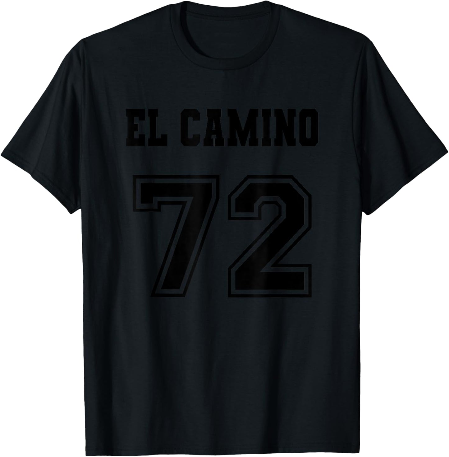 Jersey Style El Camino 72 1972 T-Shirt - T-Shirt | Black