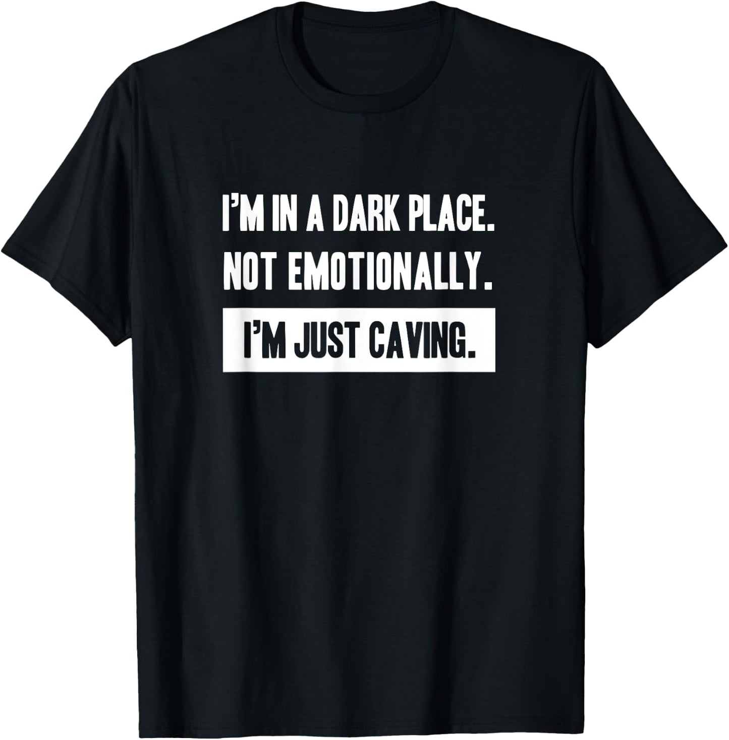 Funny caving spelunking cave lover Gift T-Shirt - T-Shirt | Black