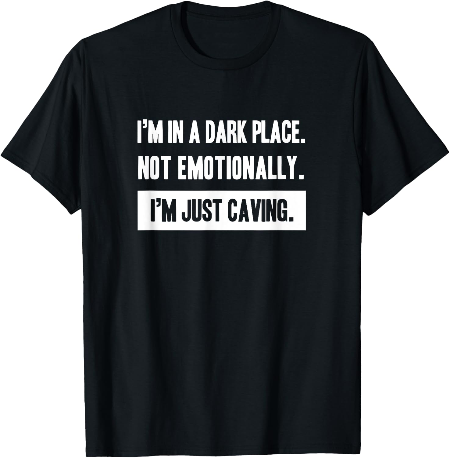 Funny caving spelunking cave lover Gift T-Shirt - T-Shirt | Black