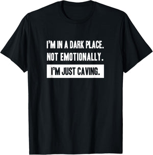 Funny caving spelunking cave lover Gift T-Shirt - T-Shirt | Black