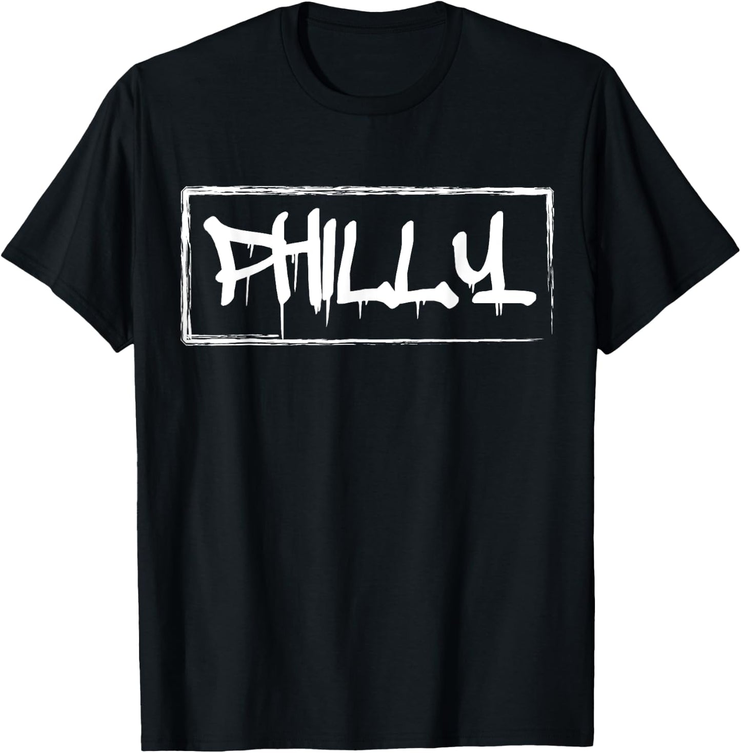 Philly city graffiti skater streetwear apparel T-Shirt - T-Shirt | Black
