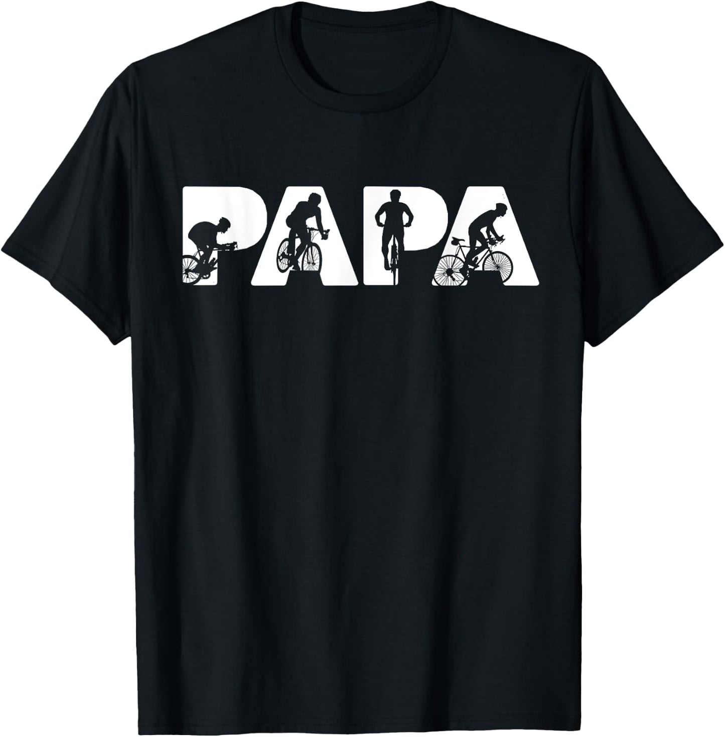 Cycling Dad Funny Dad Cycling Father's Day T-Shirt - T-Shirt | Black