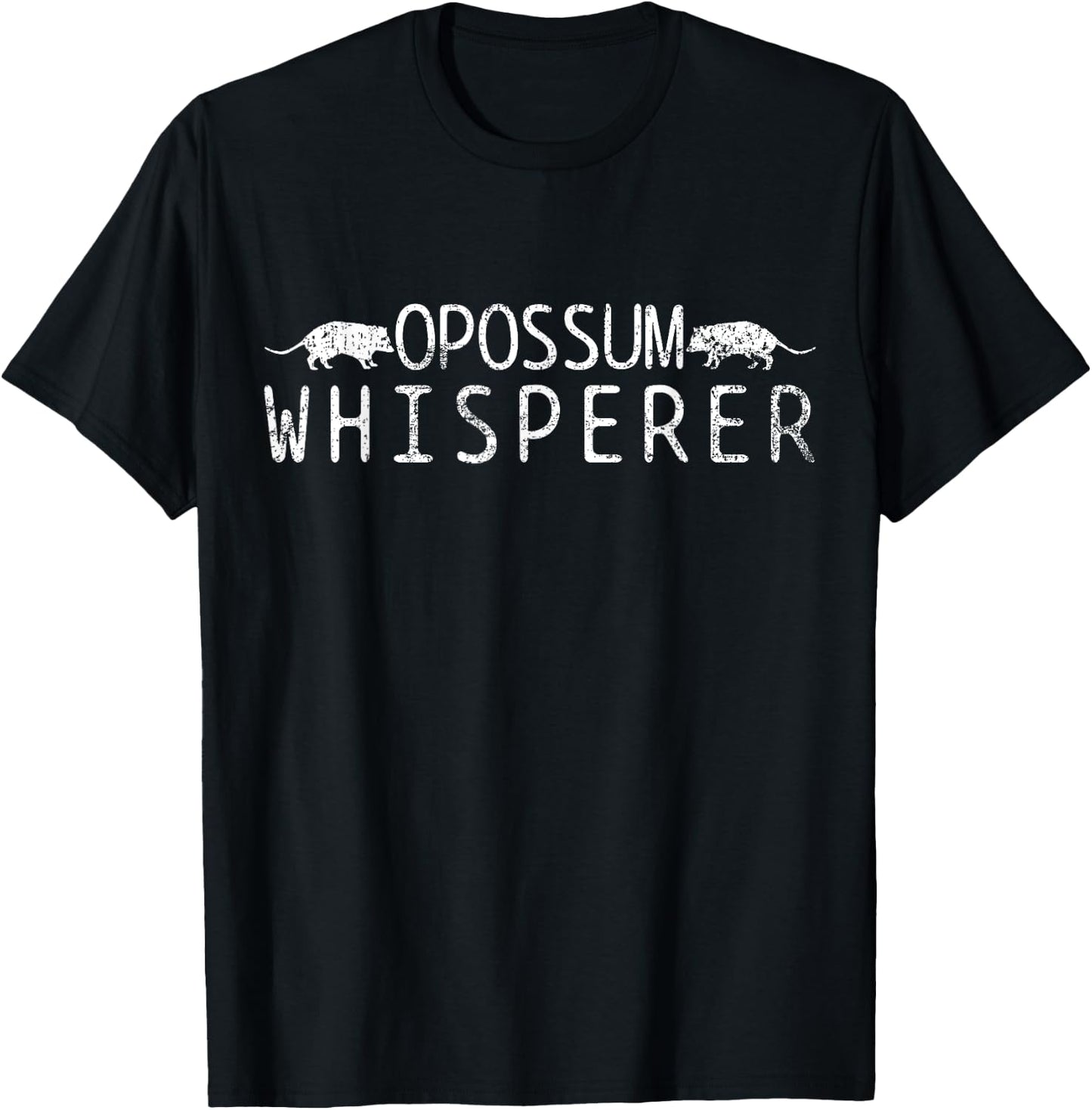 Opossum Whisperer T-Shirt - T-Shirt | Black