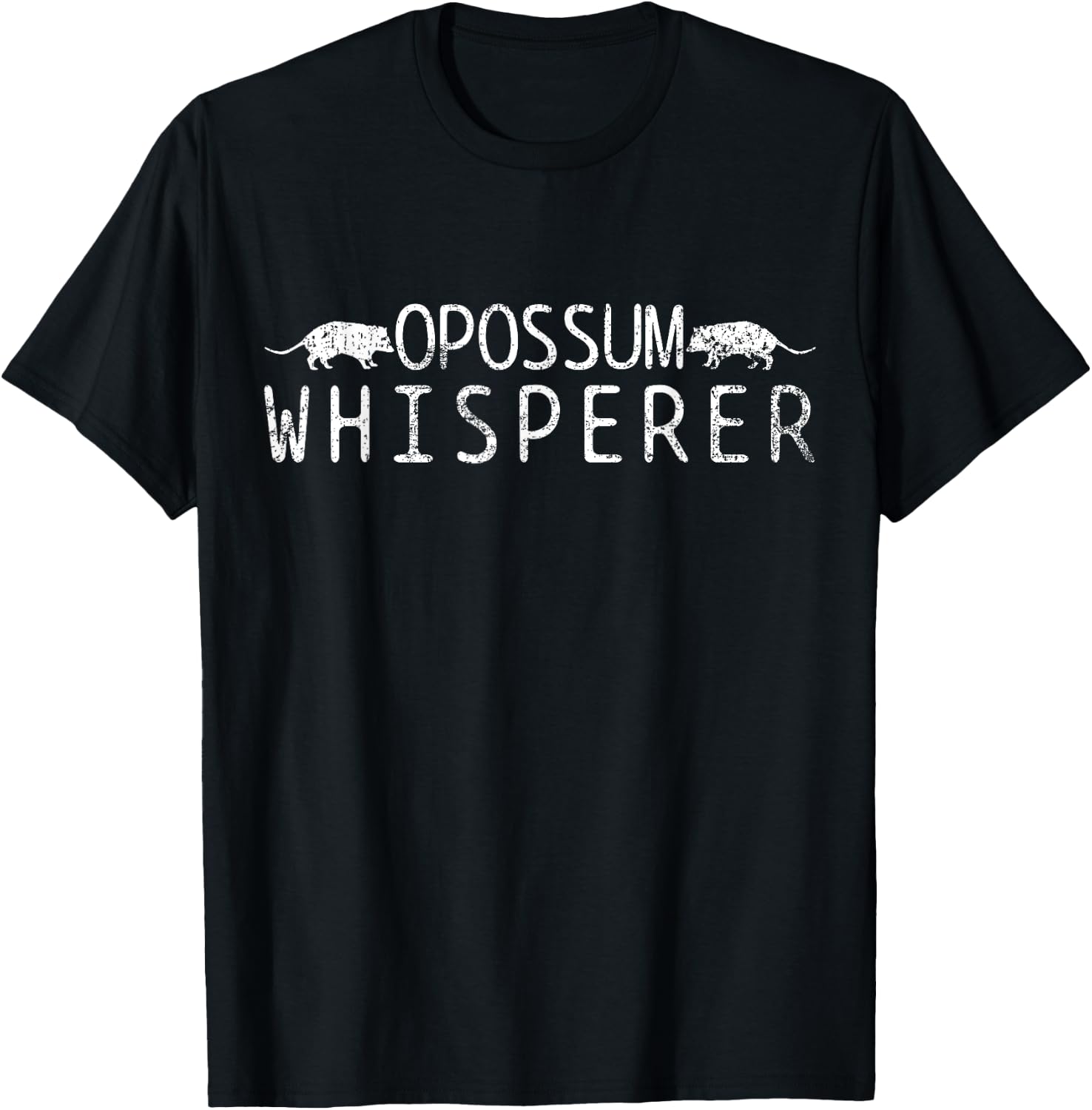 Opossum Whisperer T-Shirt - T-Shirt | Black