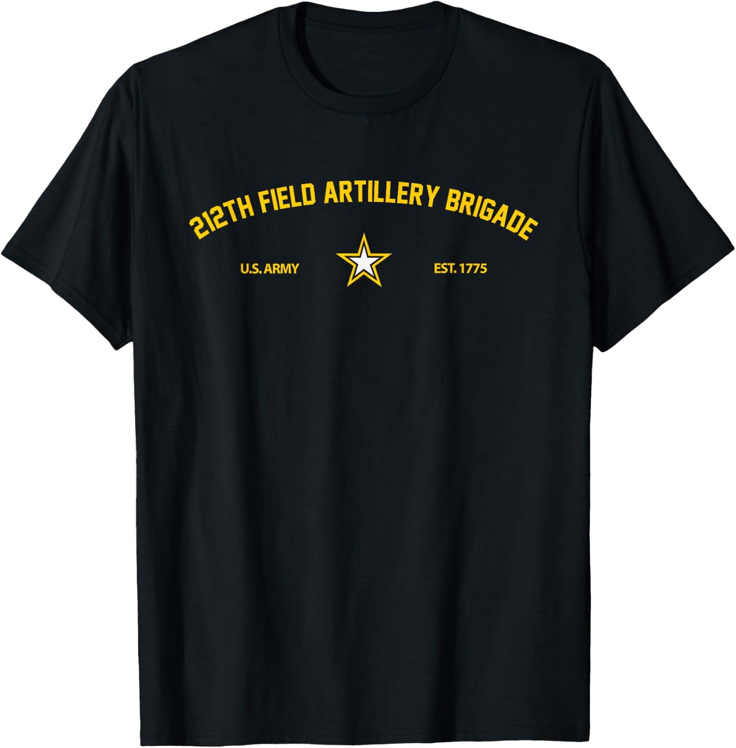 US Army 212th Field Artillery Brigade T-Shirt - T-Shirt | Black