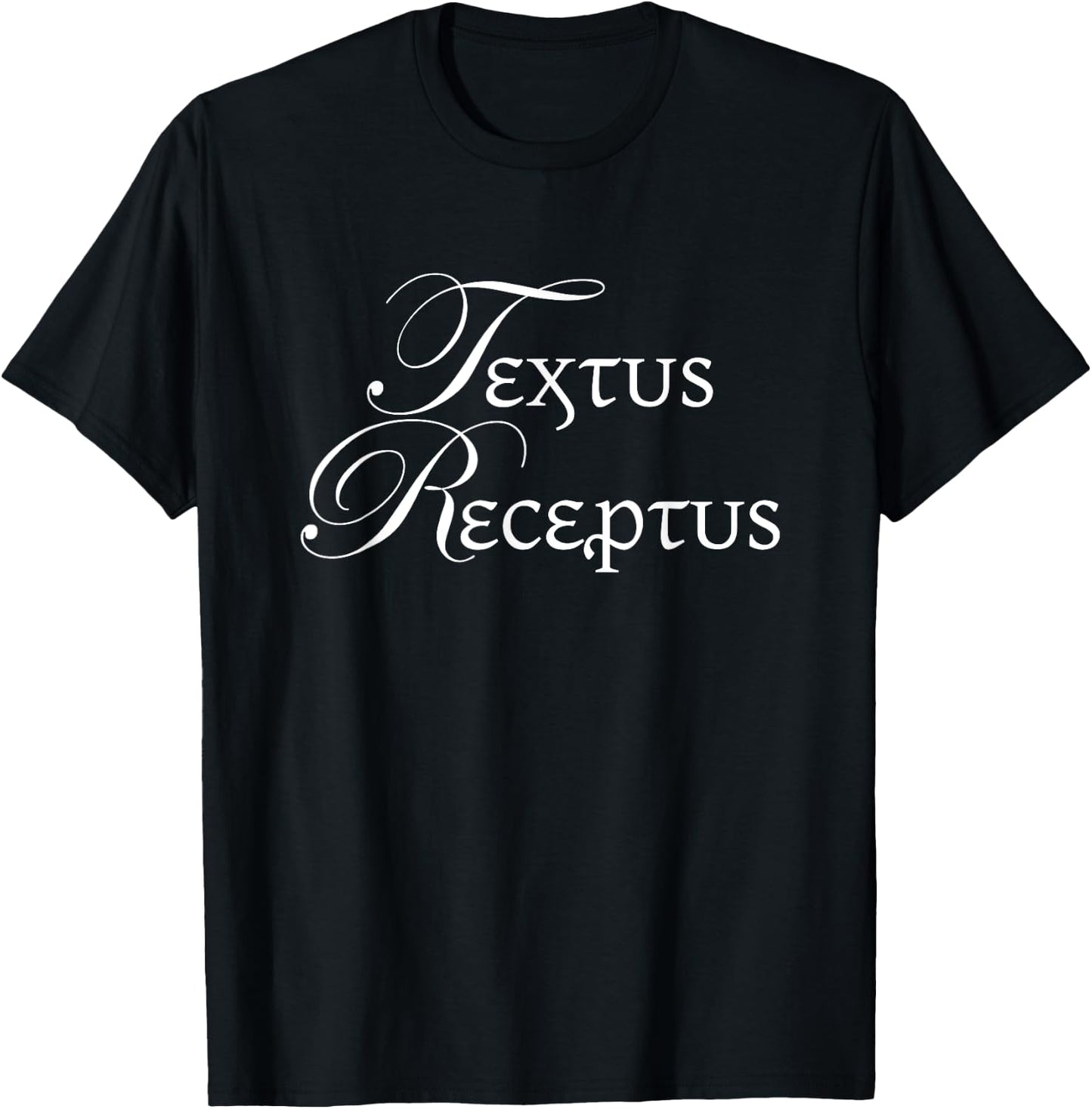 Textus Receptus, Received Text, KJV Christian Bible T-Shirt - T-Shirt | Black