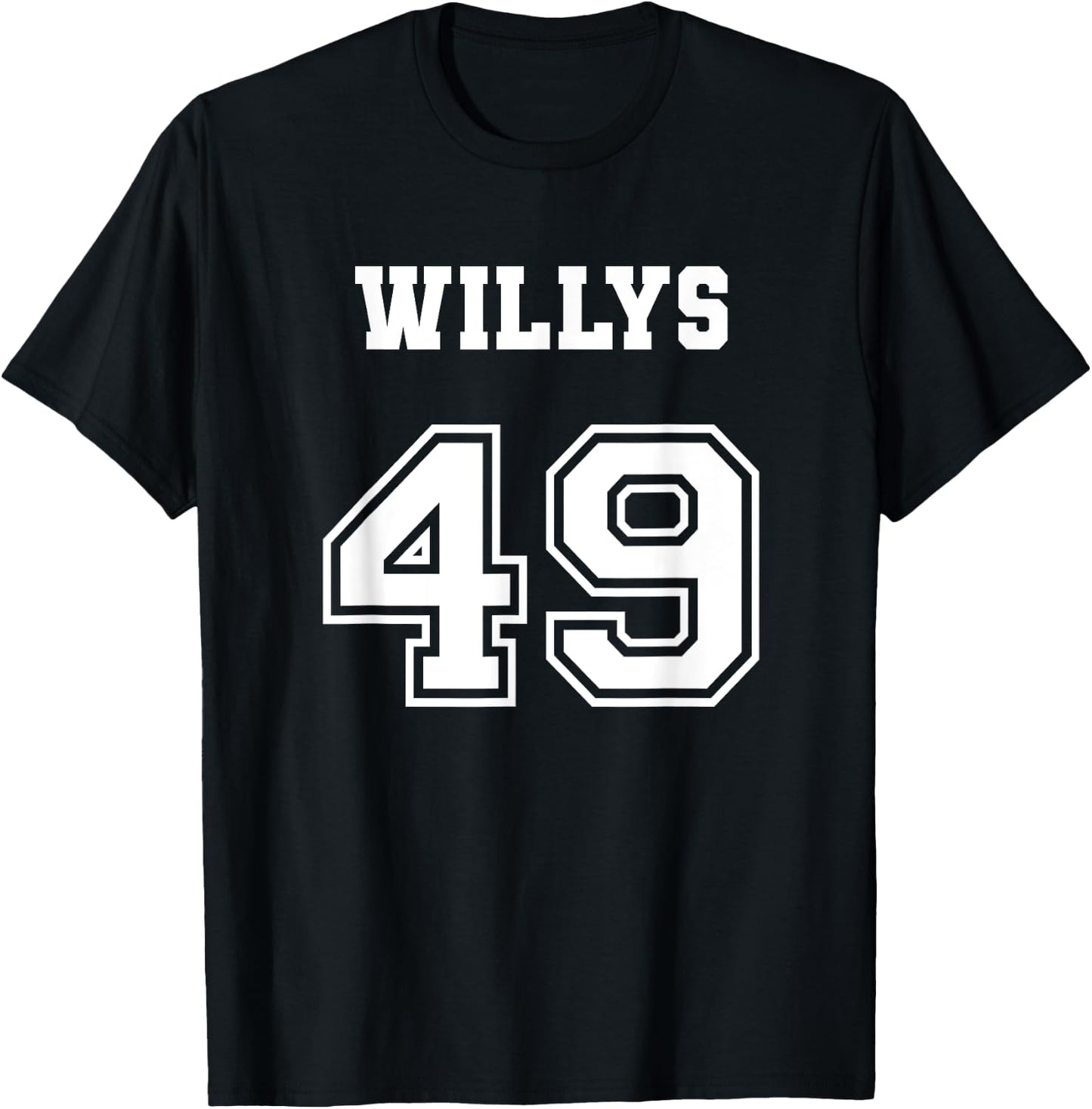 Jersey Style 49 1949 Willys 4x4 Vintage MB Army Truck Car T-Shirt - T-Shirt | Black