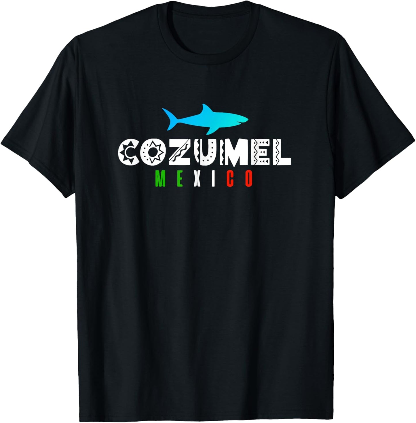 Cozumel Mexico Vacation Souvenir Gift T-Shirt - T-Shirt | Black
