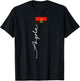 Angola Signature Flag Pole Patriotic Design T-Shirt - T-Shirt | Black