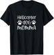 Helicopter dog momma - Funny dog lover mom Men Women T-Shirt - T-Shirt | Black