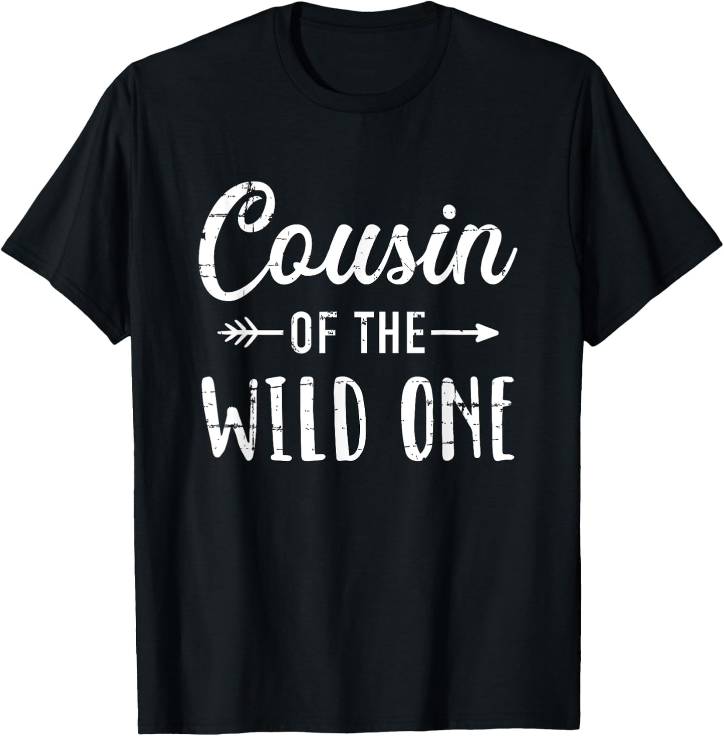 Cousin of the wild one daughter matching family T-Shirt - T-Shirt | Black