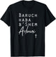 Baruch Haba B'Shem Adonai - Blessed is He who comes Psalm T-Shirt - T-Shirt | Black