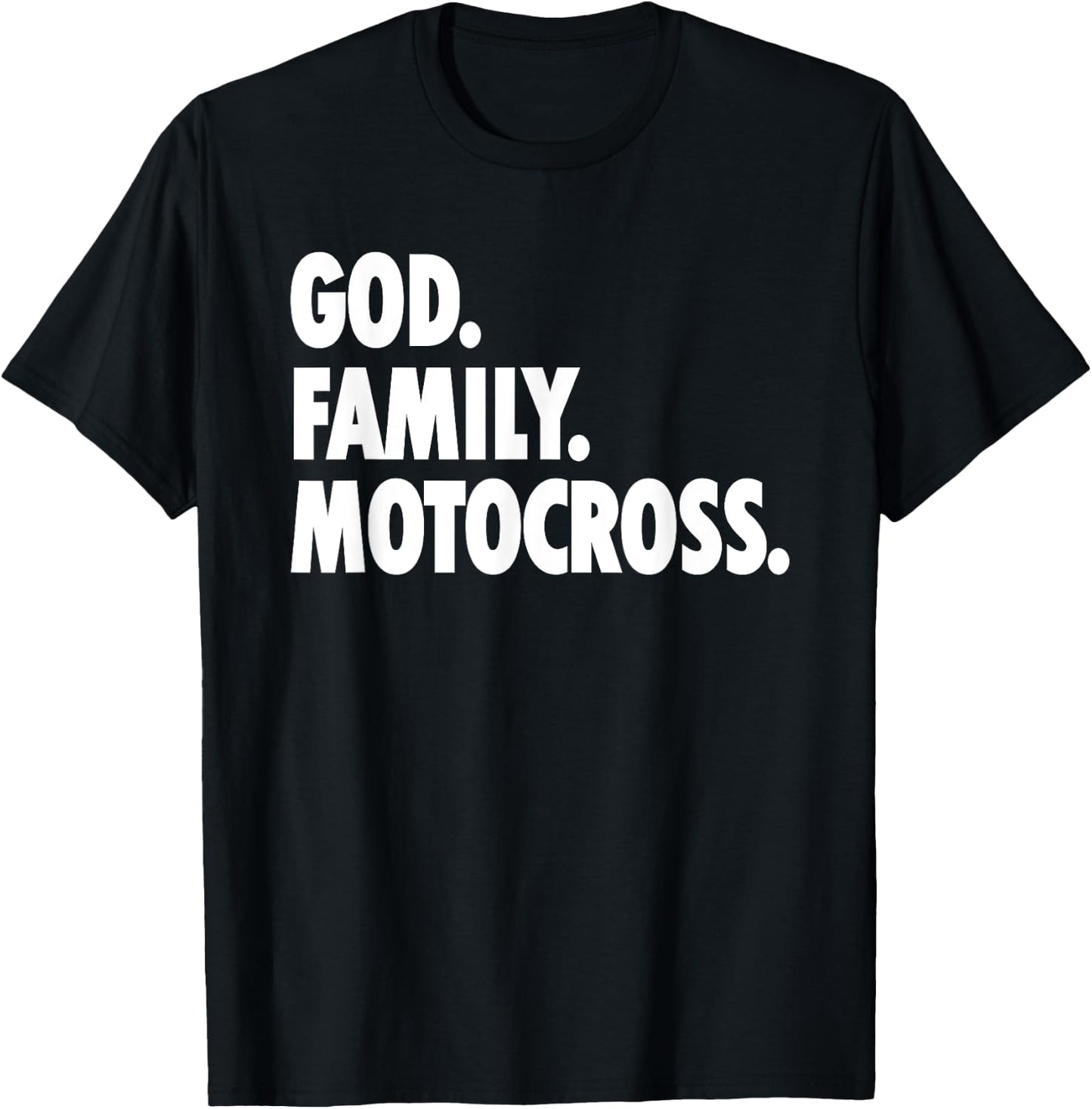 God Family MotoCross - Novelty Faith T-Shirt - T-Shirt | Black
