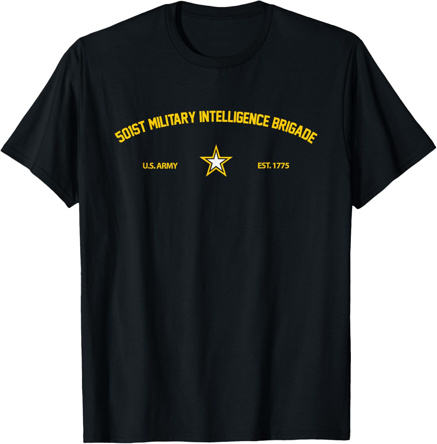 US Army 501st Military Intelligence Brigade T-Shirt - T-Shirt | Black