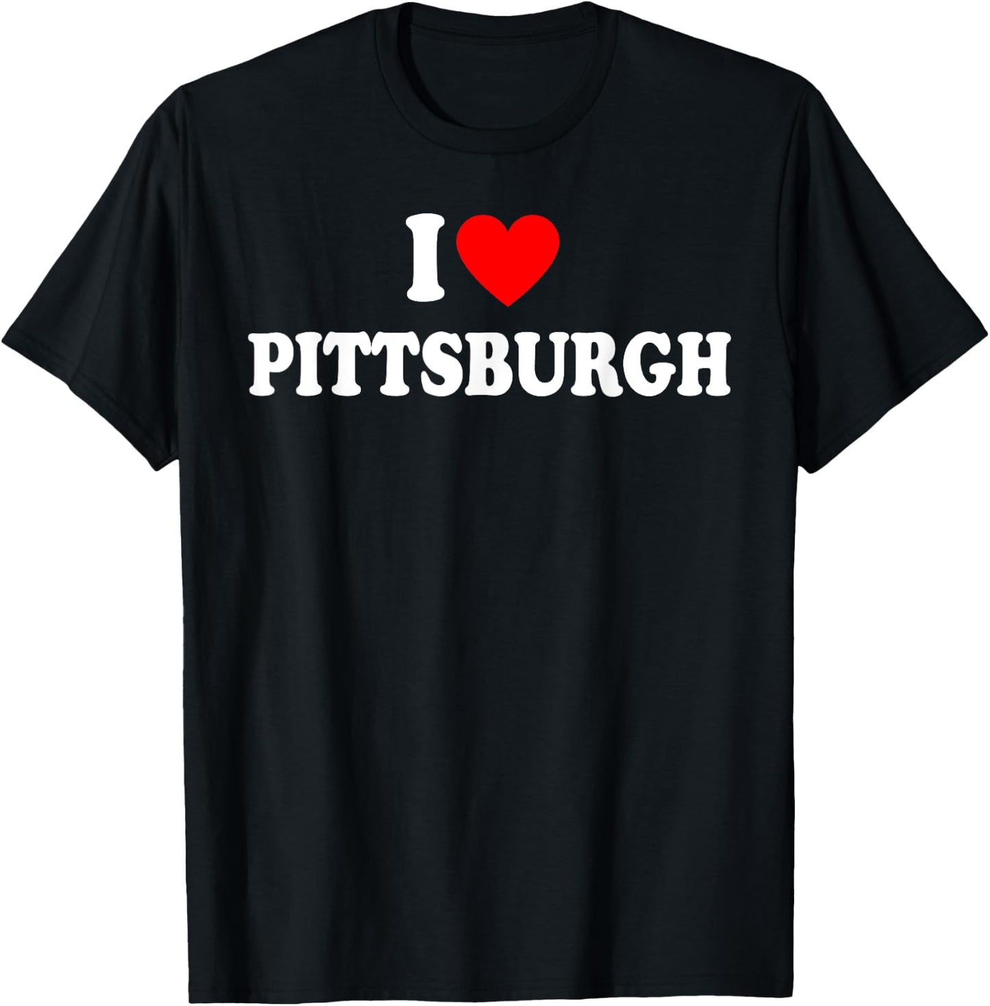 I Heart Pittsburgh, I Love Pittsburgh Pennsylvania Classic T-Shirt - T-Shirt | Black