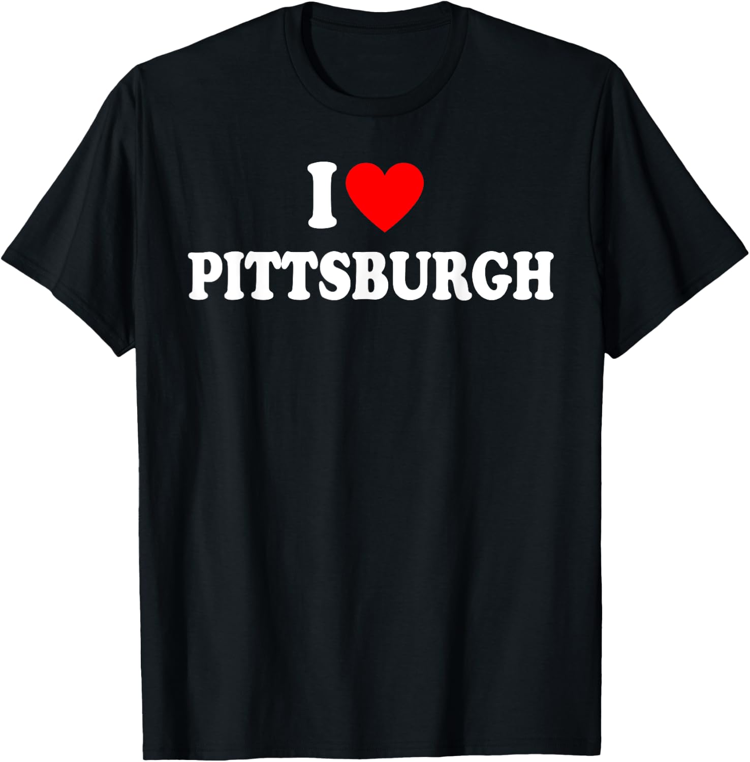 I Heart Pittsburgh, I Love Pittsburgh Pennsylvania Classic T-Shirt - T-Shirt | Black