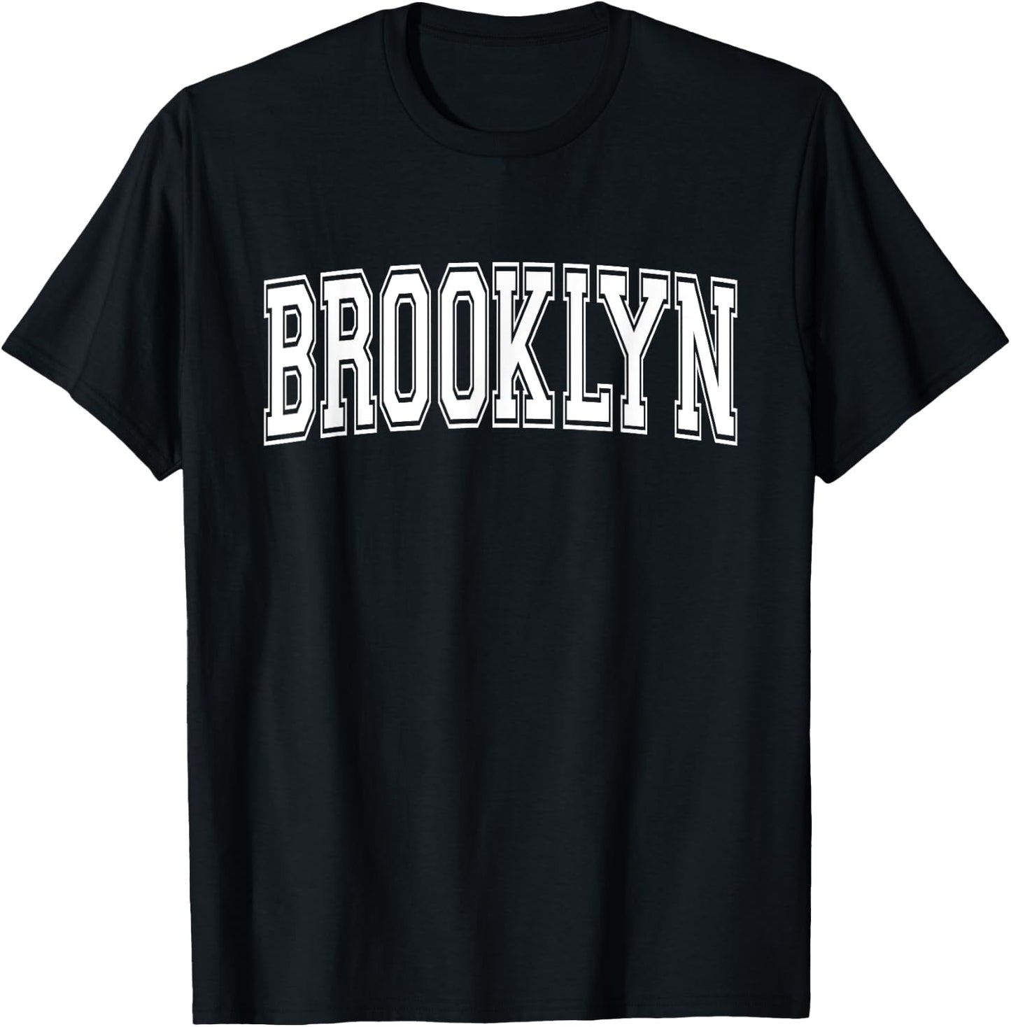 BROOKLYN NY NEW YORK USA Vintage Sports Varsity Style T-Shirt - T-Shirt | Black