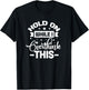 Hold On While I Overthink This Funny Anxious Overthinker T-Shirt - T-Shirt | Black