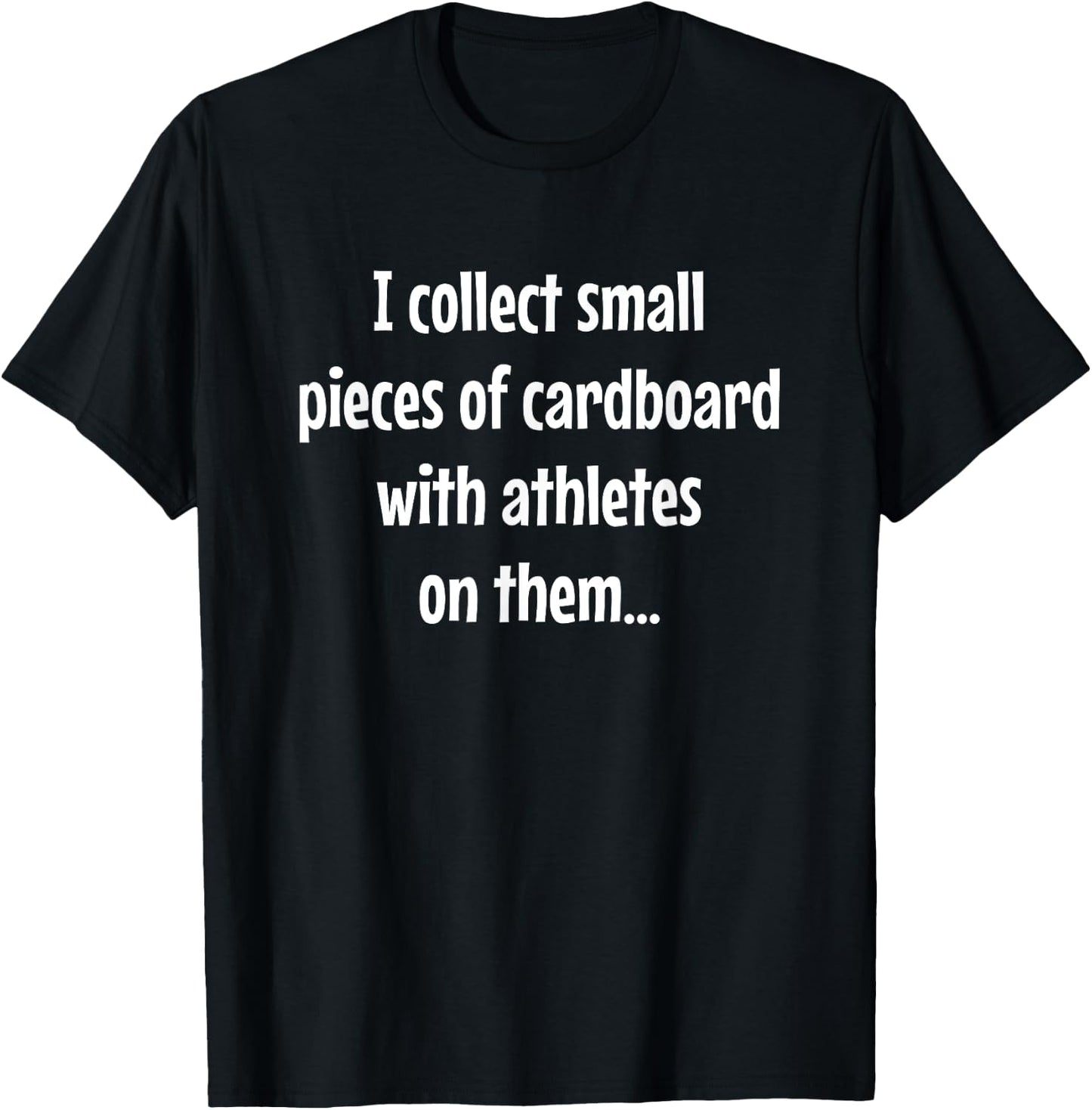 Funny Sports Baseball Card Collecting T-Shirt - T-Shirt | Black