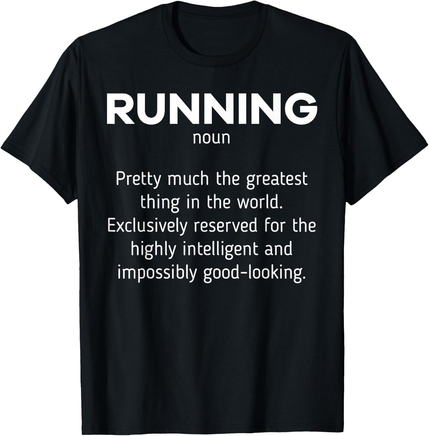 Running Definition Funny Marathon Runner Jogger Runners Gift T-Shirt - T-Shirt | Black