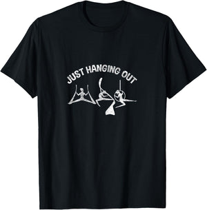 Aerial Yoga Gymnastic Artist Dance Aerialist Girl T-Shirt - T-Shirt | Black