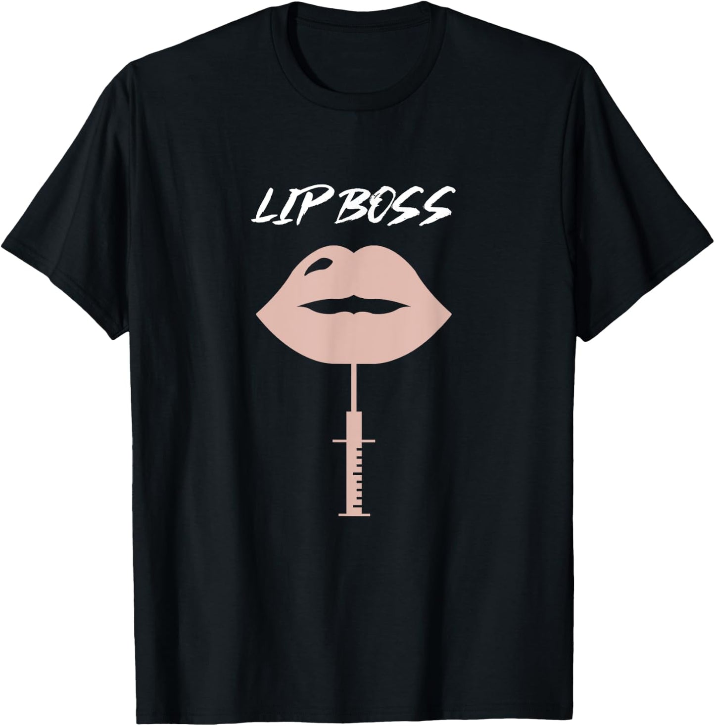 Lip Boss Aesthetic Nurse Injector T-Shirt - T-Shirt | Black