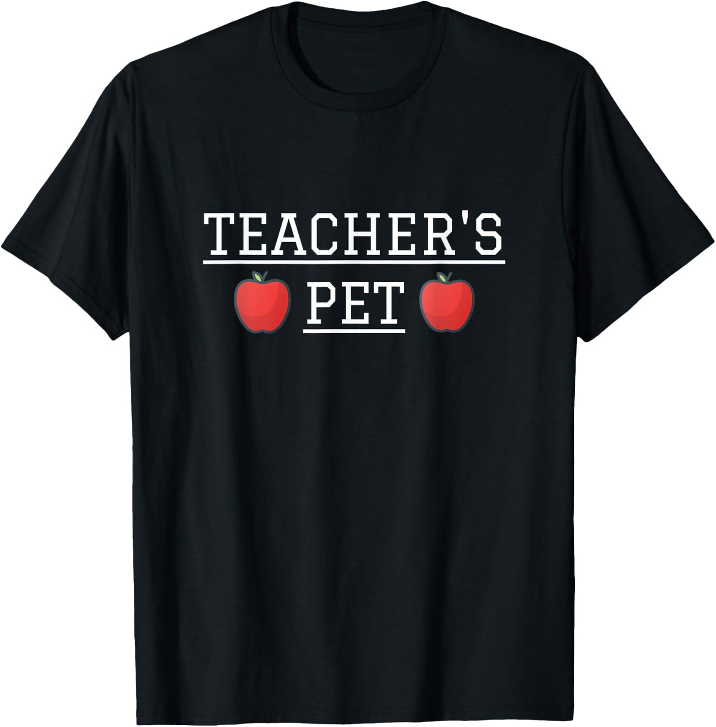 Teachers Pet Graphic Novelty Funny Gift Student School T-Shirt - T-Shirt | Black