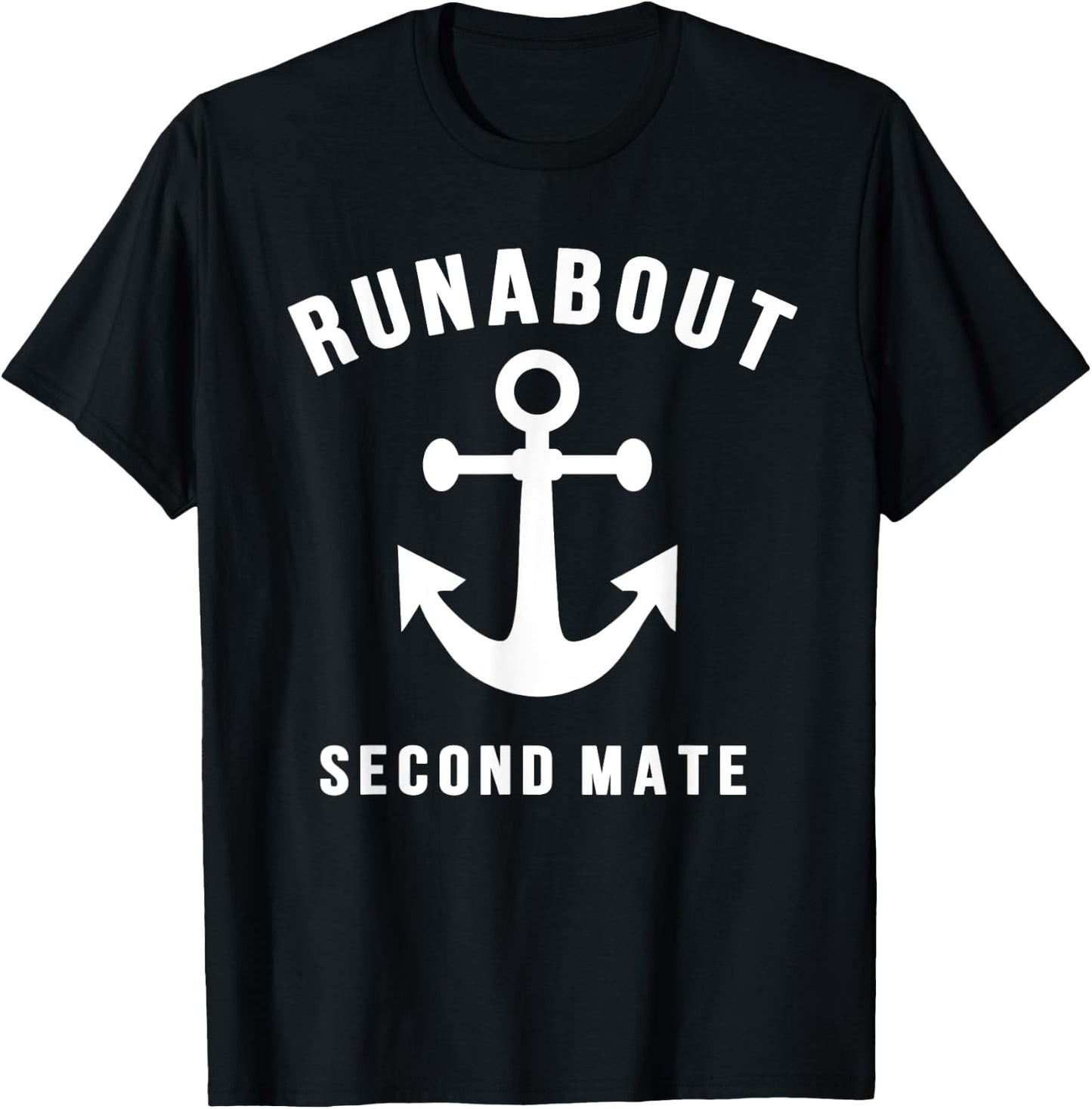 Runabout second mate small boat boating enthusiasts T-Shirt - T-Shirt | Black