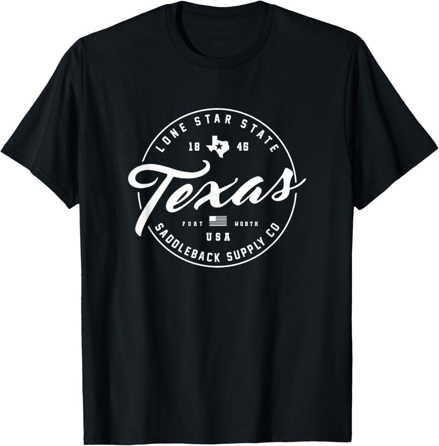 Saddleback ol' Texas Logo Lightweight Graphic T-Shirt - T-Shirt | Black