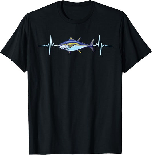 Tuna Giant Bluefin Fish Fishing Fisherman Gift T-Shirt - T-Shirt | Black