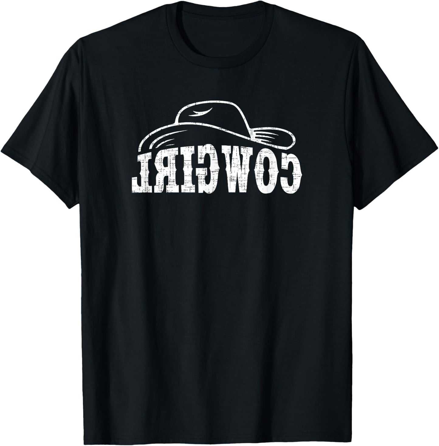Reverse Cowgirl Brown T-Shirt - T-Shirt | Black