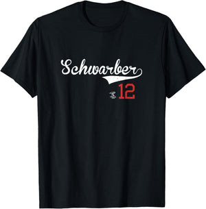 Kyle Schwarber Vintage Gameday T-Shirt - T-Shirt | Black