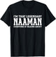 Naaman Personal Name First Name Funny Naaman T-Shirt - T-Shirt | Black