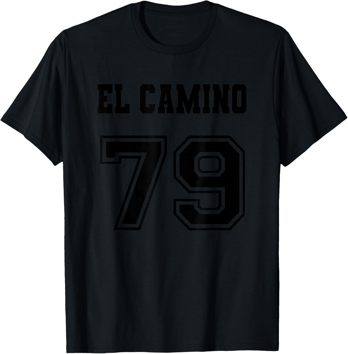 Jersey Style El Camino 79 1979 Old School Muscle Pickup Car T-Shirt - T-Shirt | Black