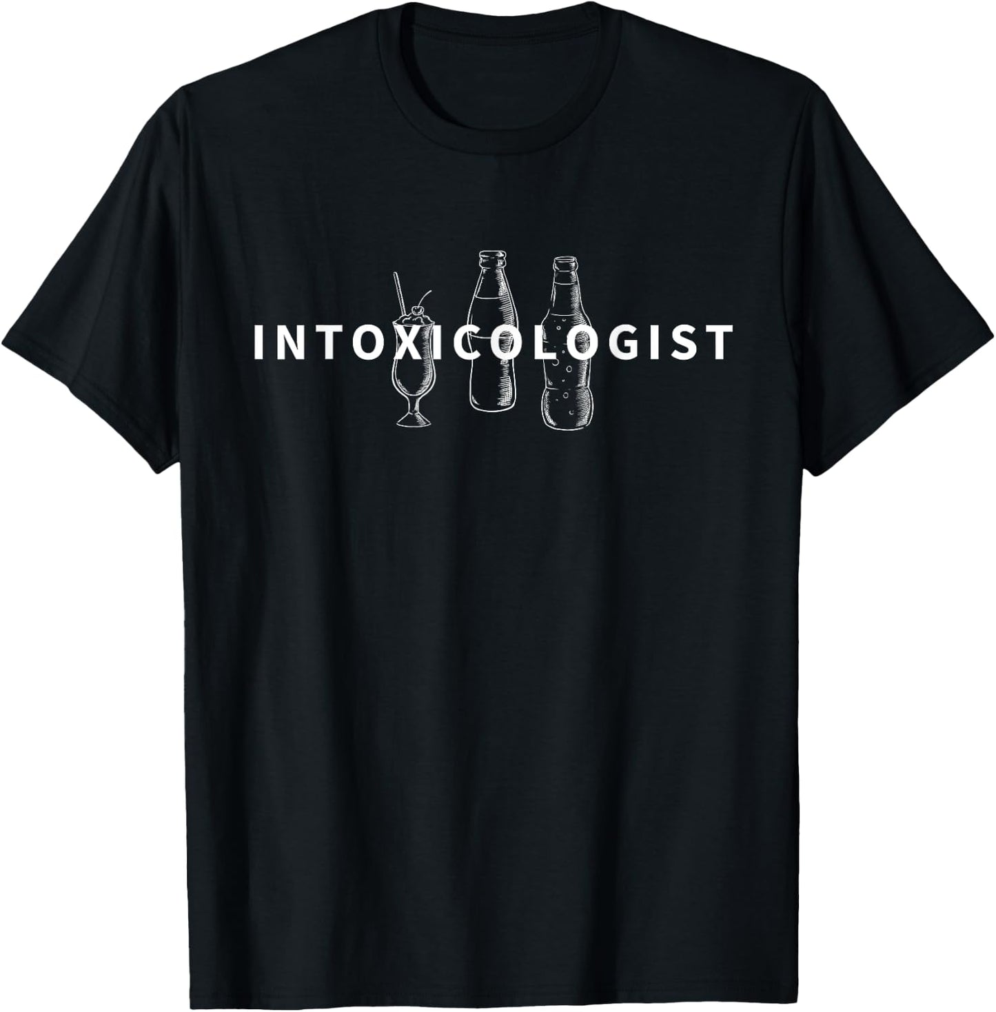 Intoxicologist - Funny Bartender Gift T-Shirt - T-Shirt | Black