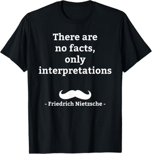 Friedrich Nietzsche German Philosopher T-Shirt - T-Shirt | Black