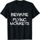 Narcissist Survivor Awareness Beware of Flying Monkeys T-Shirt - T-Shirt | Black