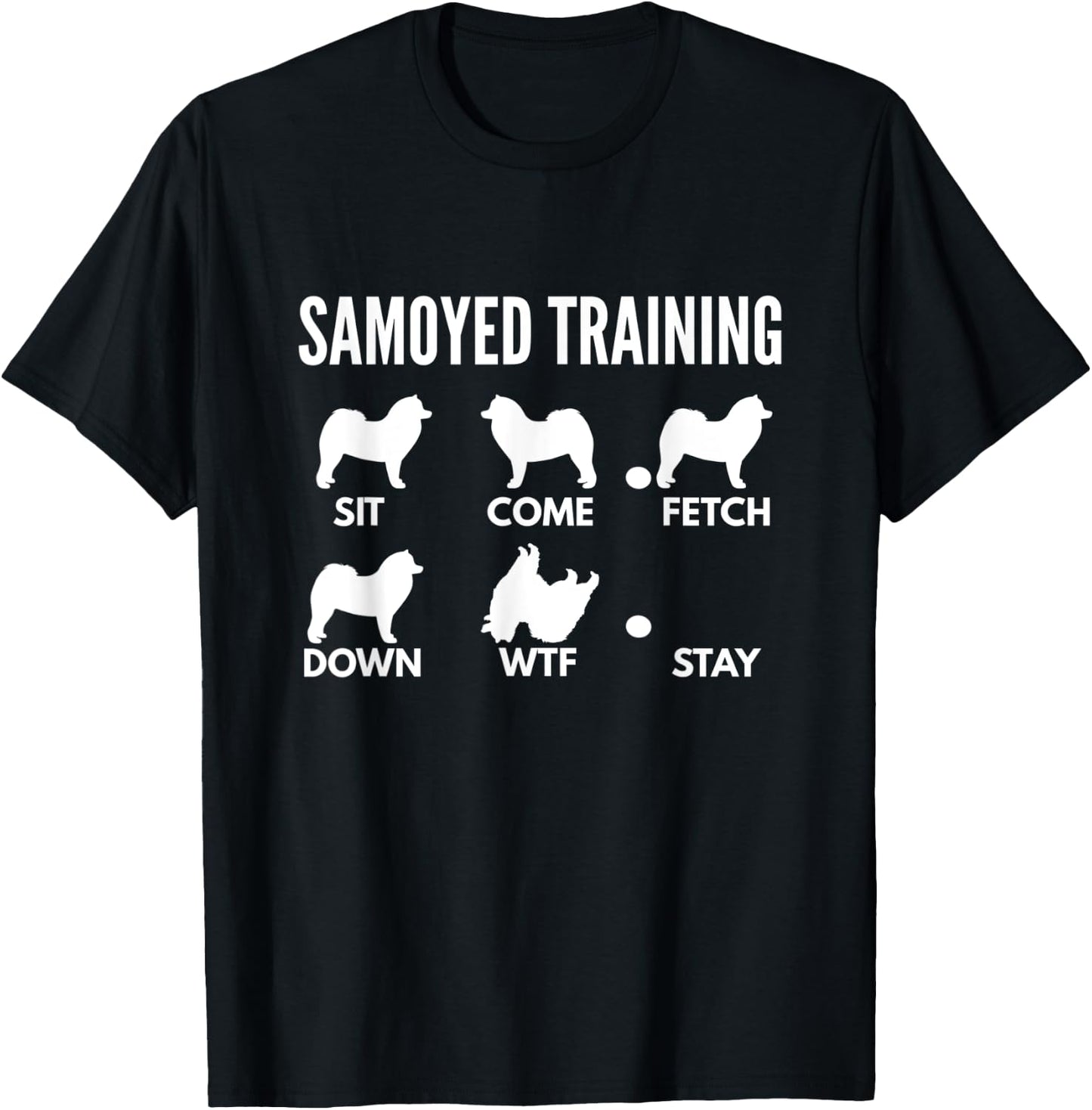 Samoyed Training for Bjelkier Owners T-Shirt - T-Shirt | Black