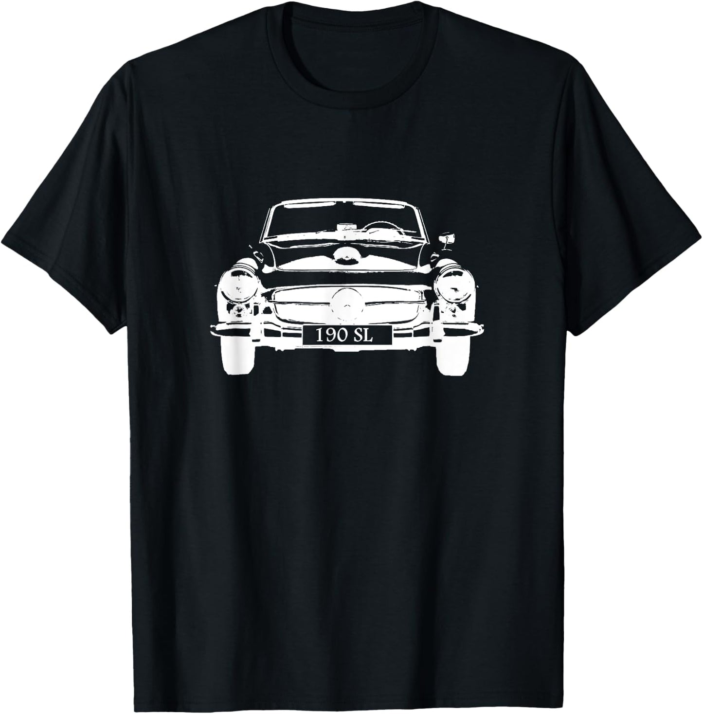 190 SL vintage sports car convertible T-Shirt - T-Shirt | Black