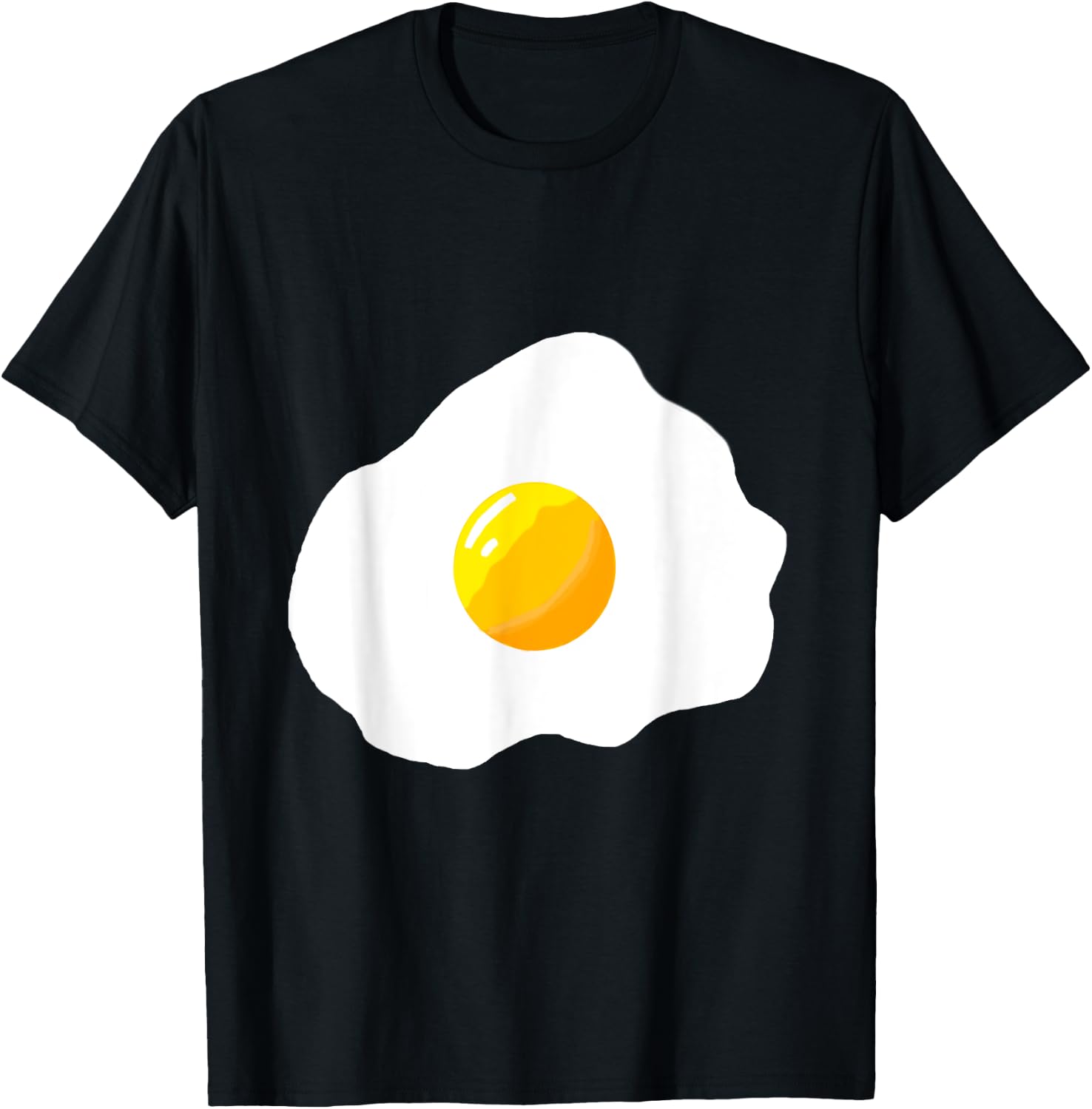 Fried Egg Breakfast Egg White Egg Yolk Fried Egg Costume T-Shirt - T-Shirt | Black