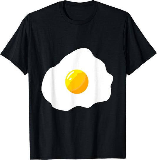 Fried Egg Breakfast Egg White Egg Yolk Fried Egg Costume T-Shirt - T-Shirt | Black