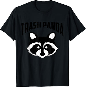 Save the Trash Pandas Funny Raccoon Animal Lover Funny Gift T-Shirt - T-Shirt | Black