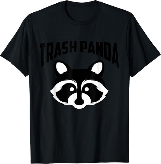 Save the Trash Pandas Funny Raccoon Animal Lover Funny Gift T-Shirt - T-Shirt | Black