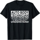 Auto Body Technician Solve Problems Funny T-Shirt - T-Shirt | Black